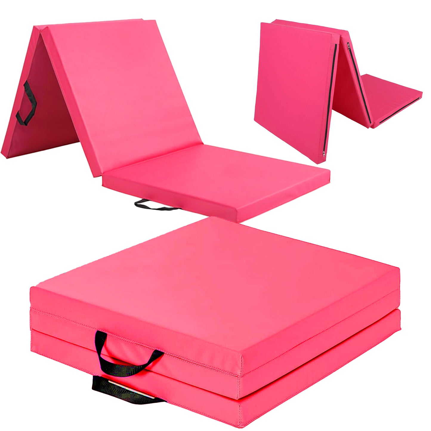 Tri Fold Gym Mat with 5cm Thick Foam