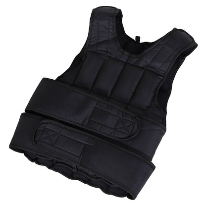 Adjustable Weighted Vest 10kg-20kg with 38 Weight Bags - Premium Resistance Training Vest for Running, HIIT, Strength Training - Customisable Fitness Equipment for Men and Women - Black Training Vest