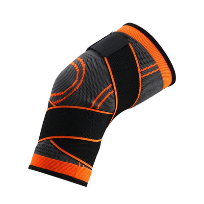 Premium Adjustable Knee Support with Stabilising Strap - Compression Sleeve for Arthritis, ACL, Meniscus Tear - Joint Pain Relief for Running, Weightlifting - Men & Women - Active Recovery Brace