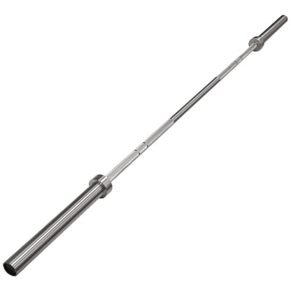 Olympic 2'' Barbell – Heavy-Duty Steel Training Bar with Spring Collars – 4ft to 7ft Options for Home Gym & Weightlifting