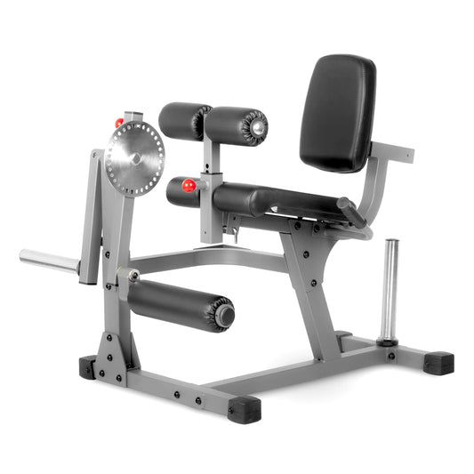 Professional Dual-Function Leg Extension & Curl Machine - Adjustable Home Strength Trainer for Quads and Hamstrings - High-Density Cushioning - Commercial Grade Steel Frame - Complete Lower Body