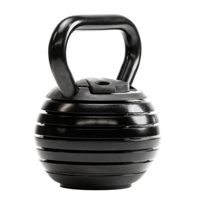 7-in-1 Adjustable Kettlebell Weight Set  to 18kg - Quick-Change System for Home Workouts - Premium Cast Iron Construction with Ergonomic Grip - Space-Saving Design for Strength Training
