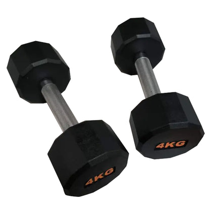 Premium Round Hex Dumbbell - Professional Fitness Equipment for Home and Commercial Gyms - Heavy-Duty Training Gear for Strength and Conditioning - High-Quality Exercise Accessories