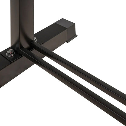 Heavy-Duty Flat Weight Bench with Dumbbell Rack – Durable Steel Workout Bench for Home Gym Strength Training, Compact Design for Dumbbell Storage & Lifting Exercises