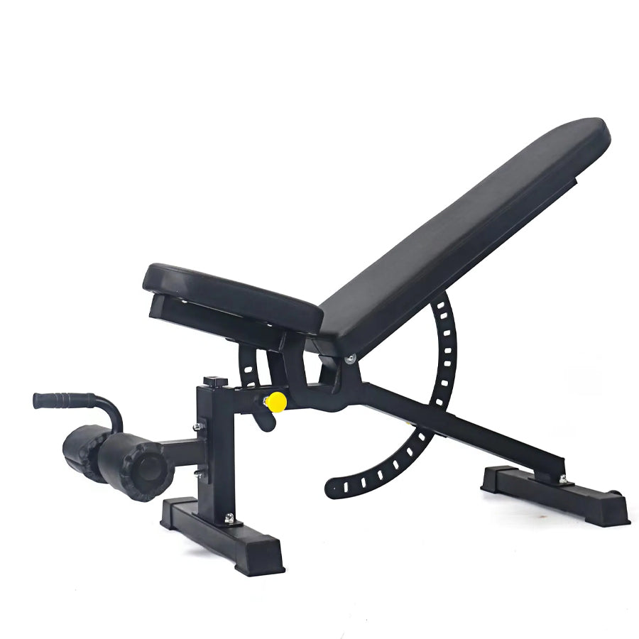 Essential Adjustable Weight Bench – 9 Position Incline, Decline & Flat Settings for Full-Body Strength Training, Dumbbell & Barbell Workouts, Home or Commercial Gym