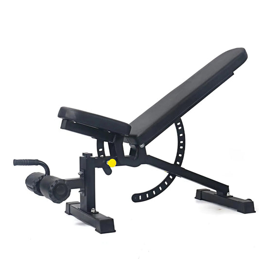 Essential Adjustable Weight Bench – 9 Position Incline, Decline & Flat Settings for Full-Body Strength Training, Dumbbell & Barbell Workouts, Home or Commercial Gym
