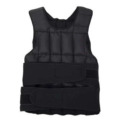 Adjustable Weighted Vest 10kg-20kg with 38 Weight Bags - Premium Resistance Training Vest for Running, HIIT, Strength Training - Customisable Fitness Equipment for Men and Women - Black Training Vest