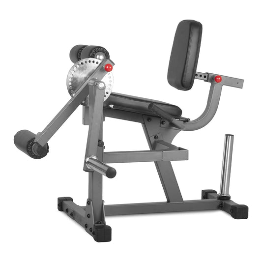 Professional Dual-Function Leg Extension & Curl Machine - Adjustable Home Strength Trainer for Quads and Hamstrings - High-Density Cushioning - Commercial Grade Steel Frame - Complete Lower Body