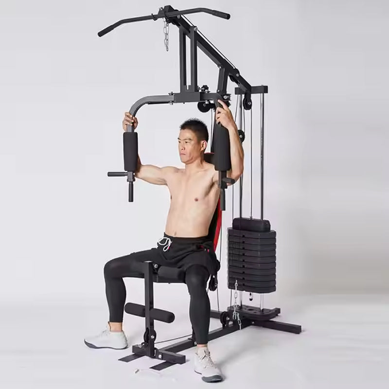 Premium Essential Multi Gym – Full Body Home Gym Machine with 45kg or 66kg Weight Stack - Professional Fitness Equipment for Home and Commercial Gyms - Heavy-Duty Training Gear for Strength