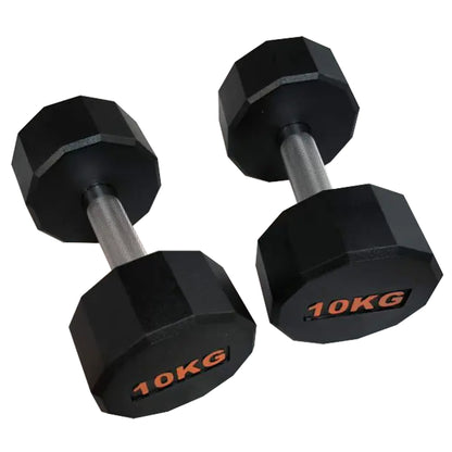 Premium Round Hex Dumbbell - Professional Fitness Equipment for Home and Commercial Gyms - Heavy-Duty Training Gear for Strength and Conditioning - High-Quality Exercise Accessories