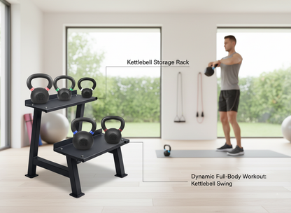 Commercial Kettlebell Half Rack