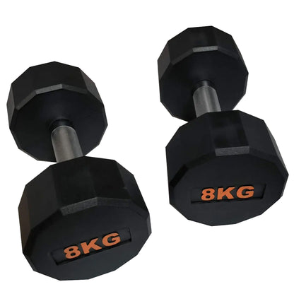 Premium Round Hex Dumbbell - Professional Fitness Equipment for Home and Commercial Gyms - Heavy-Duty Training Gear for Strength and Conditioning - High-Quality Exercise Accessories