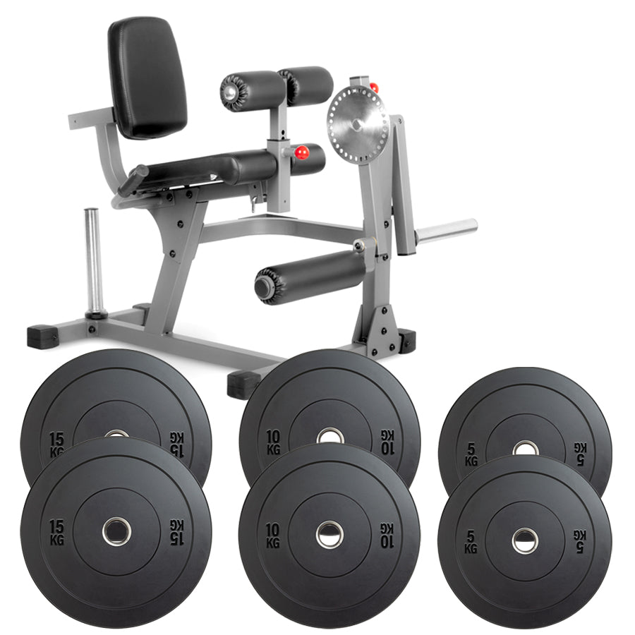 Professional Dual-Function Leg Extension & Curl Machine - Adjustable Home Strength Trainer for Quads and Hamstrings - High-Density Cushioning - Commercial Grade Steel Frame - Complete Lower Body