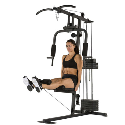 Premium Essential Multi Gym – Full Body Home Gym Machine with 45kg or 66kg Weight Stack - Professional Fitness Equipment for Home and Commercial Gyms - Heavy-Duty Training Gear for Strength