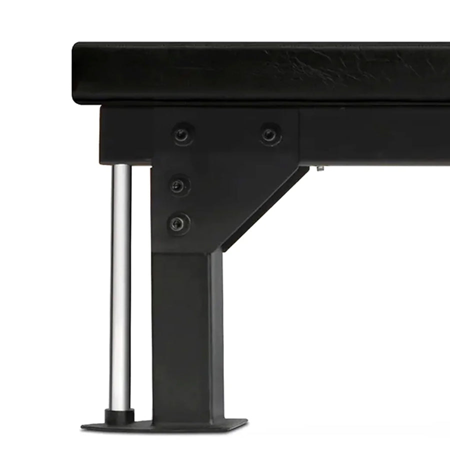 Heavy-Duty Commercial Flat Weight Bench – Upgraded Leathaire Pad, Thick Cushion & Steel Frame, for Home Gym Strength Training, Weightlifting & Dumbbell Workouts
