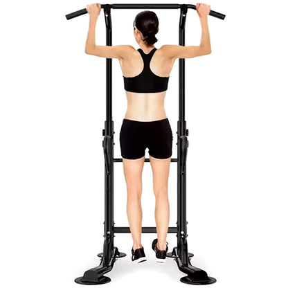 Pull-Up & Dip Station Power Tower – Adjustable Height Multi-Function Workout Stand for Home Gym | Full Body Strength Training for Men, Women & Teenagers