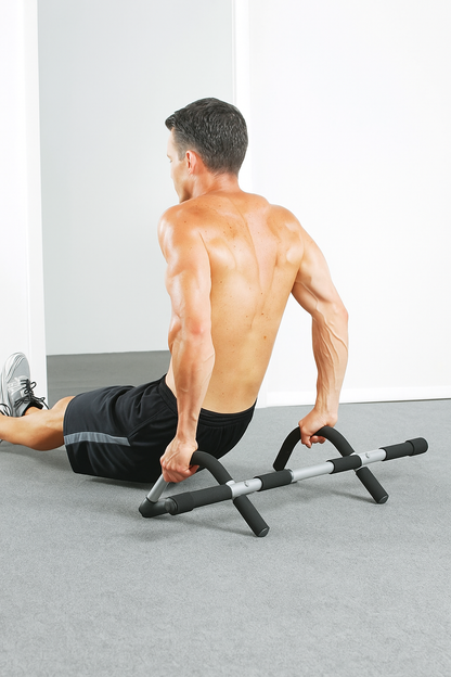 Doorway Pull-Up Bar – No Drilling Required | Multi-Grip Chin-Up Bar for Arms, Core & Back | Padded Handles & Heavy-Duty Design for Home Fitness