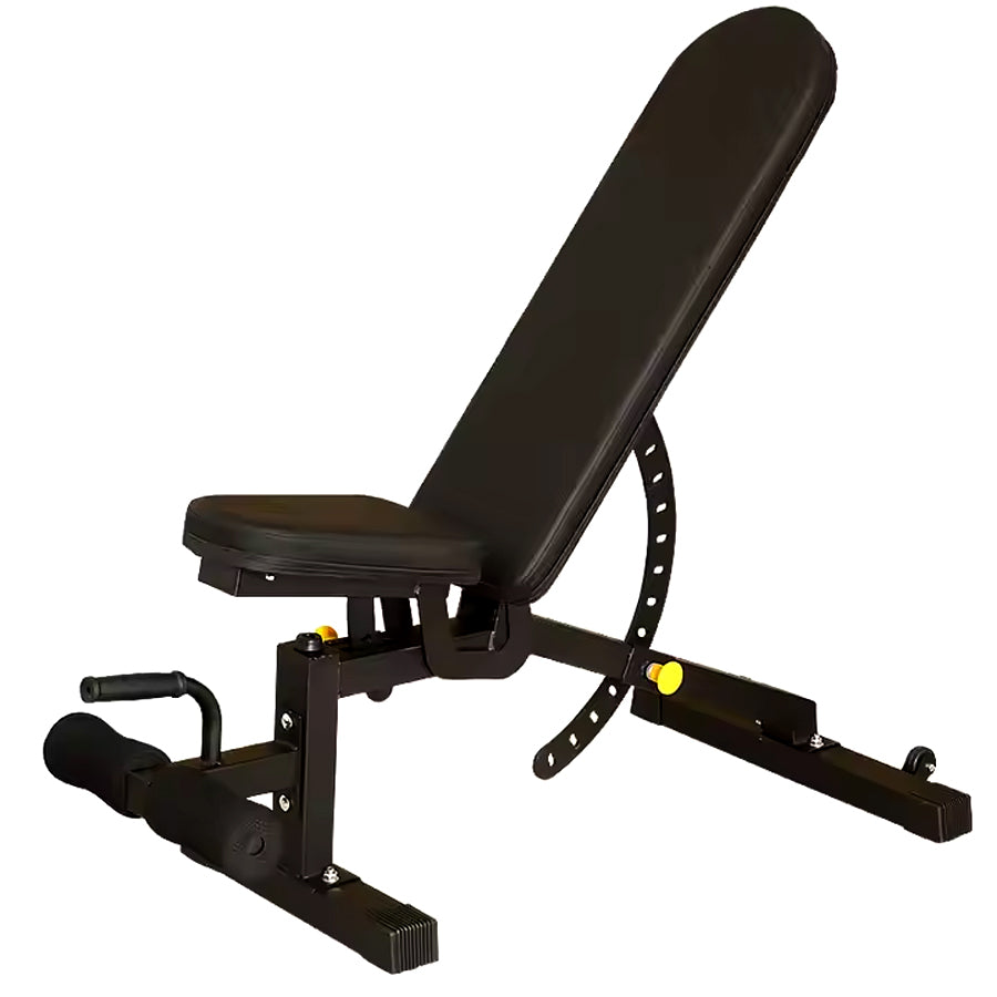 Essential Adjustable Weight Bench – 9 Position Incline, Decline & Flat Settings for Full-Body Strength Training, Dumbbell & Barbell Workouts, Home or Commercial Gym