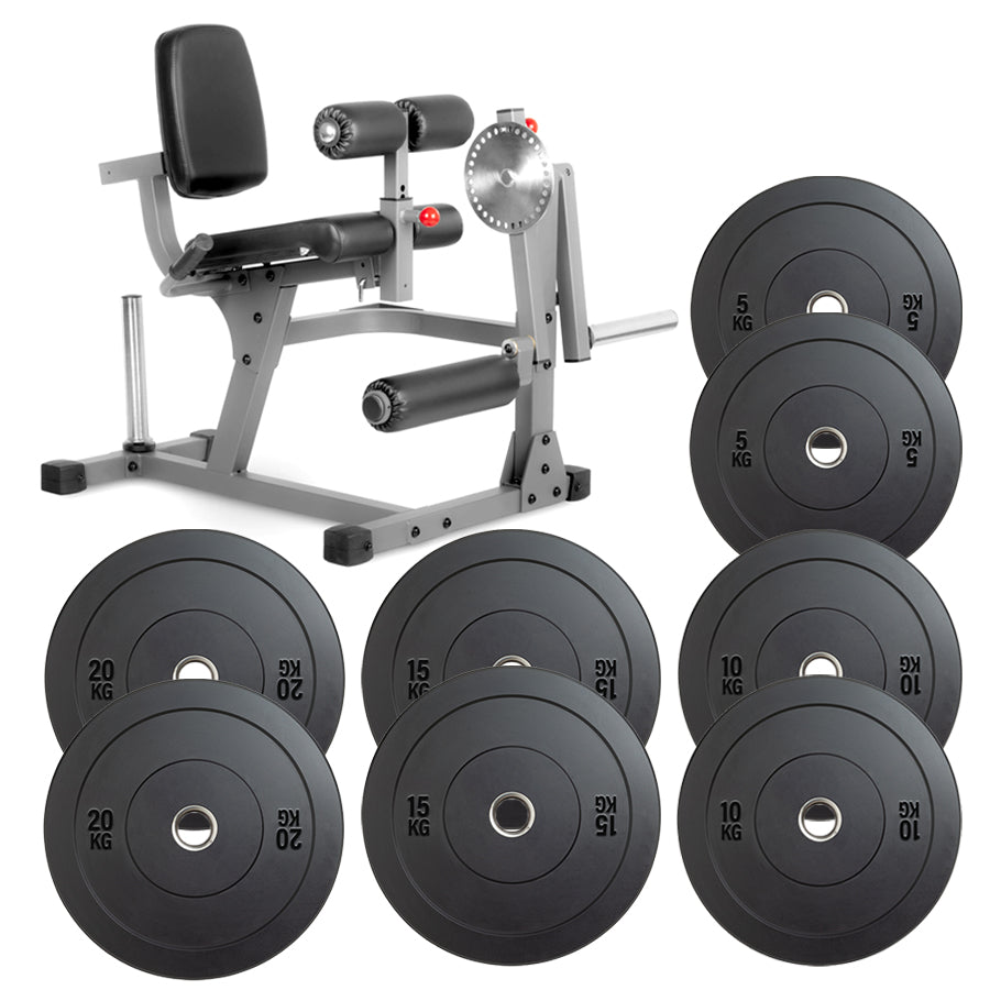 Professional Dual-Function Leg Extension & Curl Machine - Adjustable Home Strength Trainer for Quads and Hamstrings - High-Density Cushioning - Commercial Grade Steel Frame - Complete Lower Body