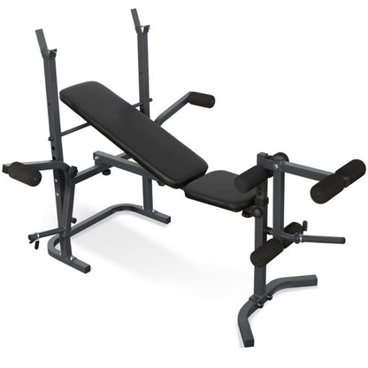 All-in-One Multi Gym Bench, Adjustable & Foldable Alloy Steel, Incline Press, Pulley System, Squat Rack, Bar Support – Full Body Home Workout, 250kg Max