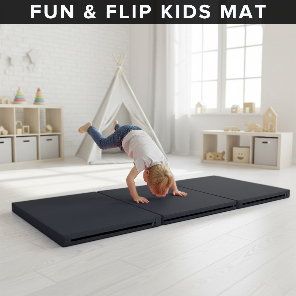 Tri Fold Gym Mat with 5cm Thick Foam