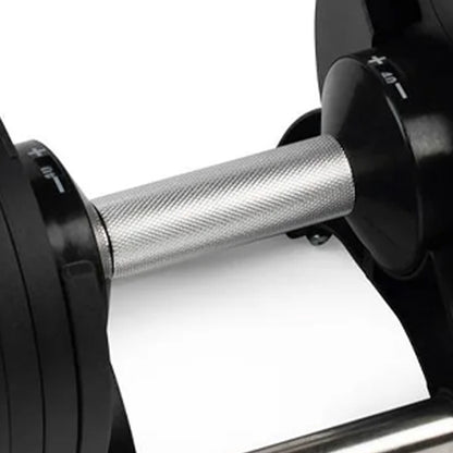 Round Adjustable Dumbbell – Solid Steel Weight | Single Unit | 24kg to 45kg Options | Rotatory Adjustment | Scratch-Resistant Home Gym Dumbbell