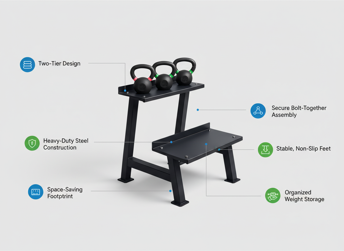 Commercial Kettlebell Half Rack