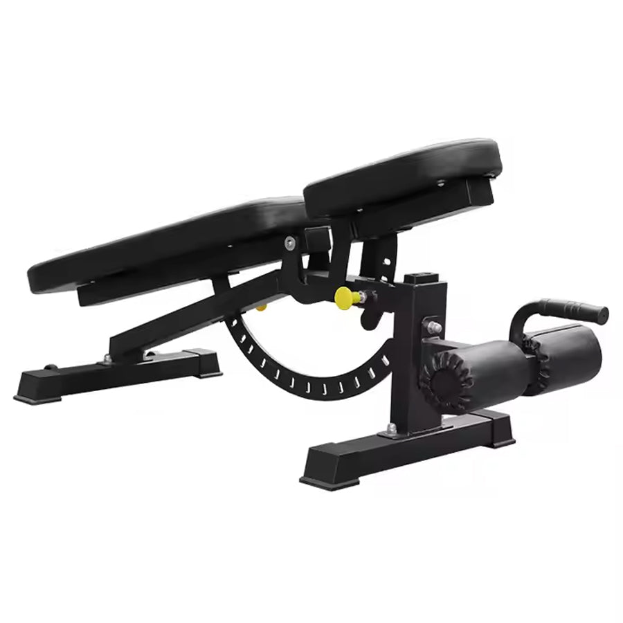 Essential Adjustable Weight Bench – 9 Position Incline, Decline & Flat Settings for Full-Body Strength Training, Dumbbell & Barbell Workouts, Home or Commercial Gym