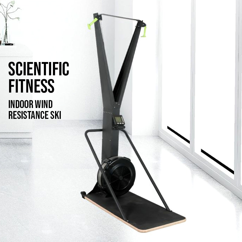 Ski Exercise Machine - Full-Body Cardio & Strength Trainer - Nordic Skiing Simulator with LED Monitor - Low-Impact Home Fitness Equipment - Adjustable Resistance - Cross Training Elliptical Design