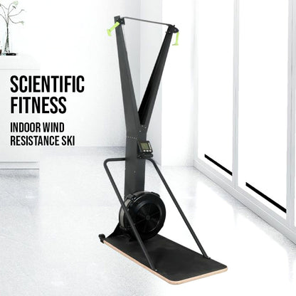 Ski Exercise Machine - Full-Body Cardio & Strength Trainer - Nordic Skiing Simulator with LED Monitor - Low-Impact Home Fitness Equipment - Adjustable Resistance - Cross Training Elliptical Design