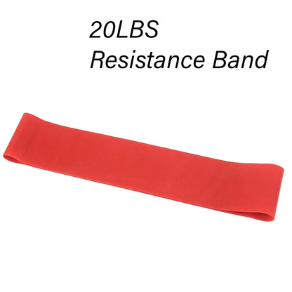 Premium Resistance Bands Light Set with 5 Different Levels - Portable Loop Bands for Strength Training, Stretching, Physio - Natural Latex Exercise Bands with Carry Case - Fitness Equipment for Home