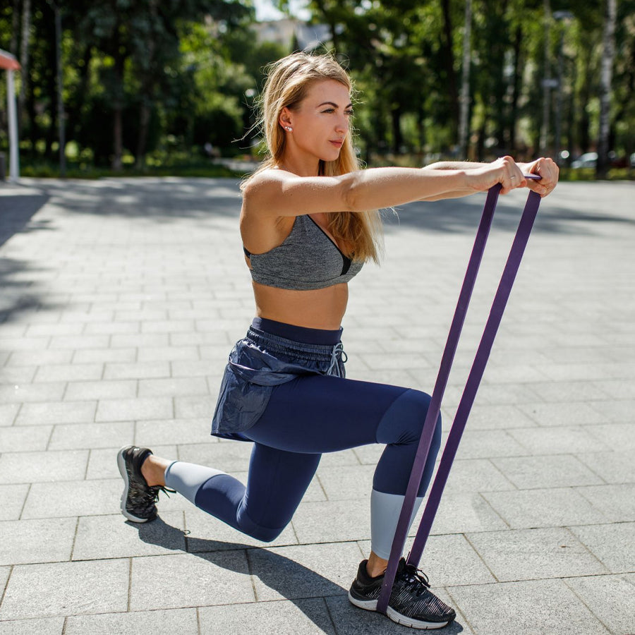 Professional 5-Level Resistance Bands Set - Progressive Training Assistance - Silicone Pull-Up Bands for Strength & Stretching - Multi-Colour Coded Resistance Levels - Complete Home Gym Solution for