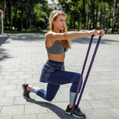 Professional 5-Level Resistance Bands Set - Progressive Training Assistance - Silicone Pull-Up Bands for Strength & Stretching - Multi-Colour Coded Resistance Levels - Complete Home Gym Solution for