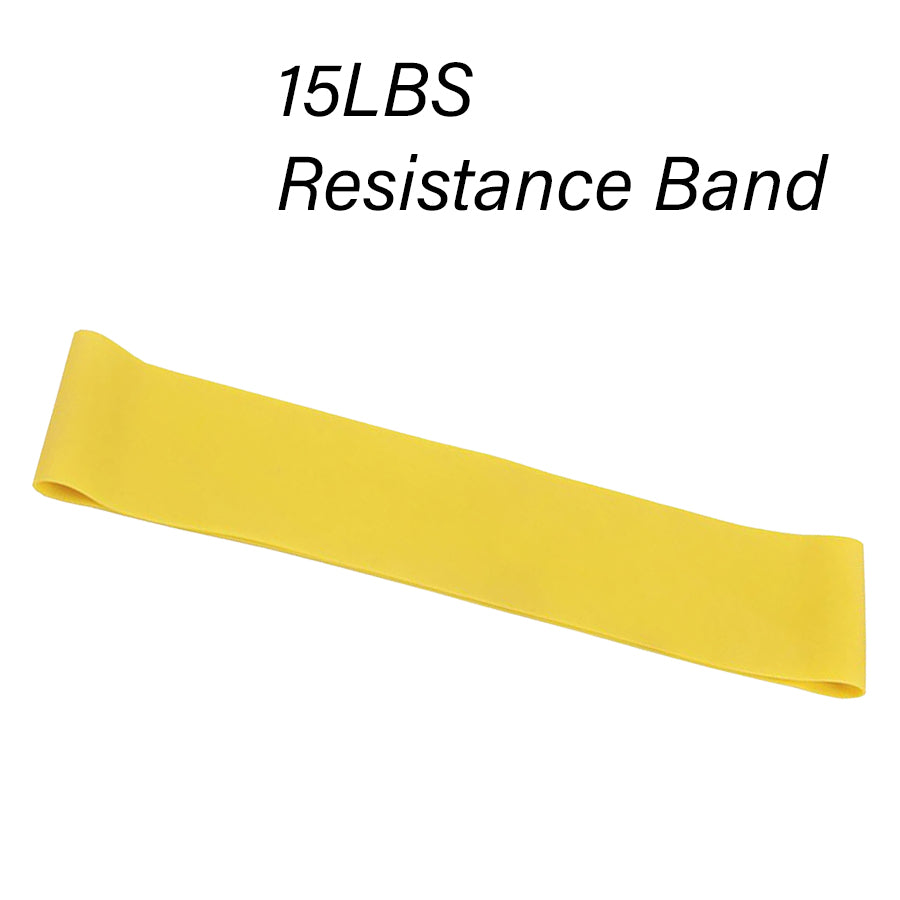 Premium Resistance Bands Light Set with 5 Different Levels - Portable Loop Bands for Strength Training, Stretching, Physio - Natural Latex Exercise Bands with Carry Case - Fitness Equipment for Home