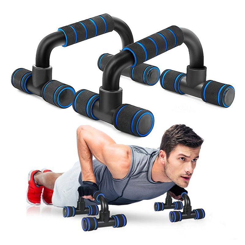 Push Up Bar Stands with Non-Slip Foam Handles – Compact Fitness Handles for Chest, Arm & Core Training | Press Up Bars for Men & Women | Home & Gym Workout Set