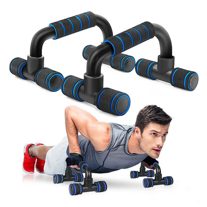 Push Up Bar Stands with Non-Slip Foam Handles – Compact Fitness Handles for Chest, Arm & Core Training | Press Up Bars for Men & Women | Home & Gym Workout Set