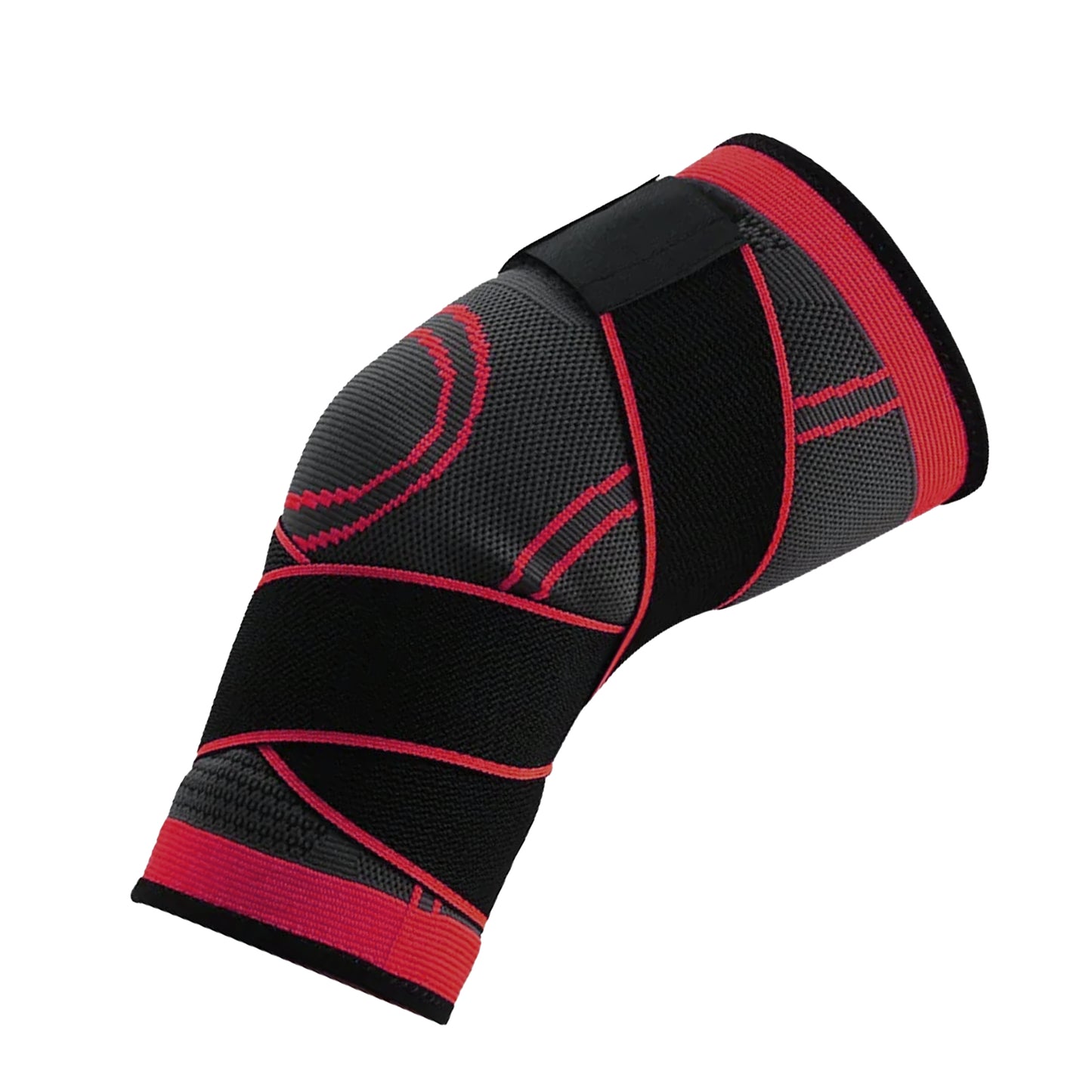 Premium Adjustable Knee Support with Stabilising Strap - Compression Sleeve for Arthritis, ACL, Meniscus Tear - Joint Pain Relief for Running, Weightlifting - Men & Women - Active Recovery Brace