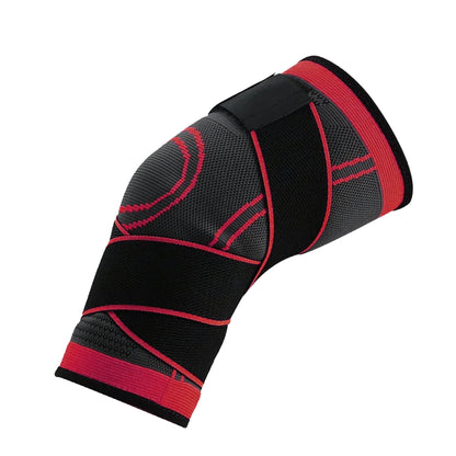 Premium Adjustable Knee Support with Stabilising Strap - Compression Sleeve for Arthritis, ACL, Meniscus Tear - Joint Pain Relief for Running, Weightlifting - Men & Women - Active Recovery Brace