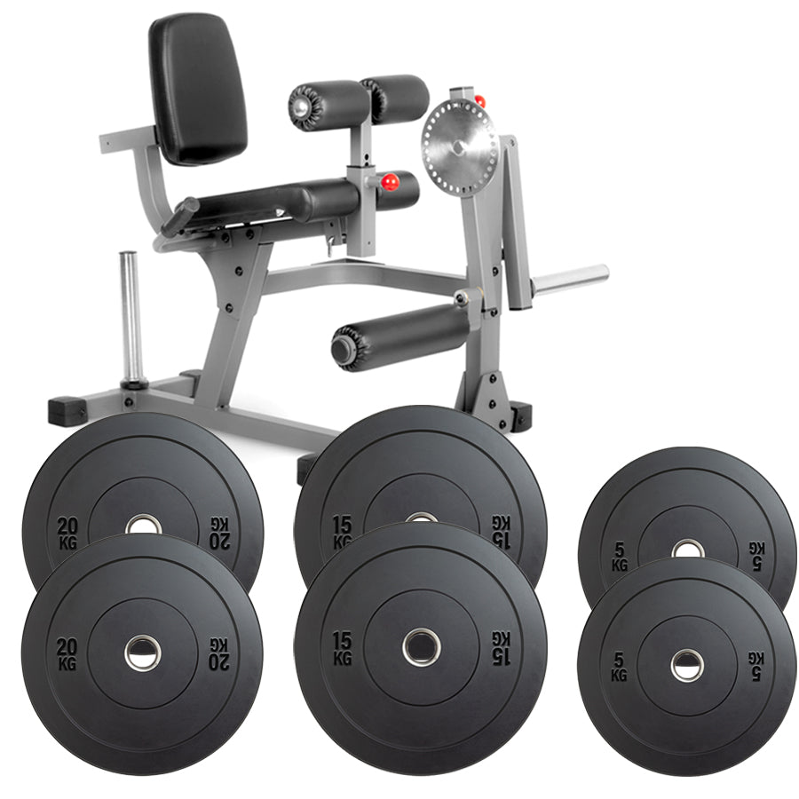 Professional Dual-Function Leg Extension & Curl Machine - Adjustable Home Strength Trainer for Quads and Hamstrings - High-Density Cushioning - Commercial Grade Steel Frame - Complete Lower Body