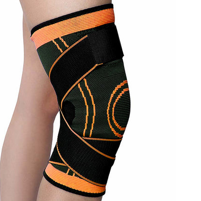 Premium Adjustable Knee Support with Stabilising Strap - Compression Sleeve for Arthritis, ACL, Meniscus Tear - Joint Pain Relief for Running, Weightlifting - Men & Women - Active Recovery Brace