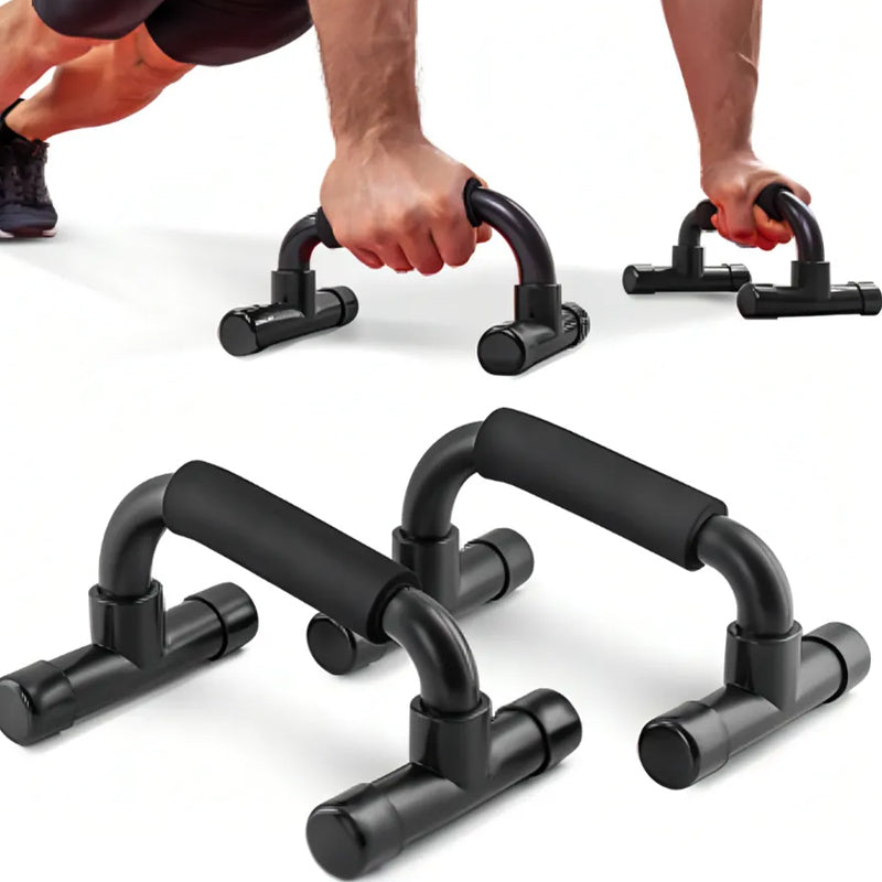 Push Up Bar Stands with Non-Slip Foam Handles – Compact Fitness Handles for Chest, Arm & Core Training | Press Up Bars for Men & Women | Home & Gym Workout Set