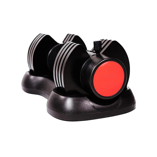 Pair 12.5kg Adjustable Dumbbell 5-in-1 – Quick Select Dial Weight Set with Steel Plates – Replace 5 Dumbbells in One for Home Gym Strength Training (2.5kg to 12.5kg)