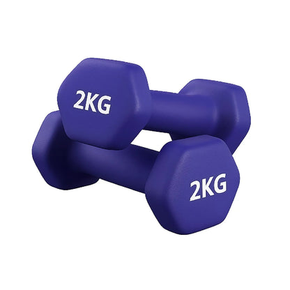 Premium Anti-Roll Neoprene Dumbbells