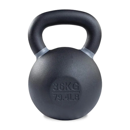 Premium Cast Iron Kettlebells - Solid Construction with Smooth Wide Handle - Multiple Weight Options for Strength Training - Home Gym Equipment for Full Body Workouts - Ideal for Swings and Lifts