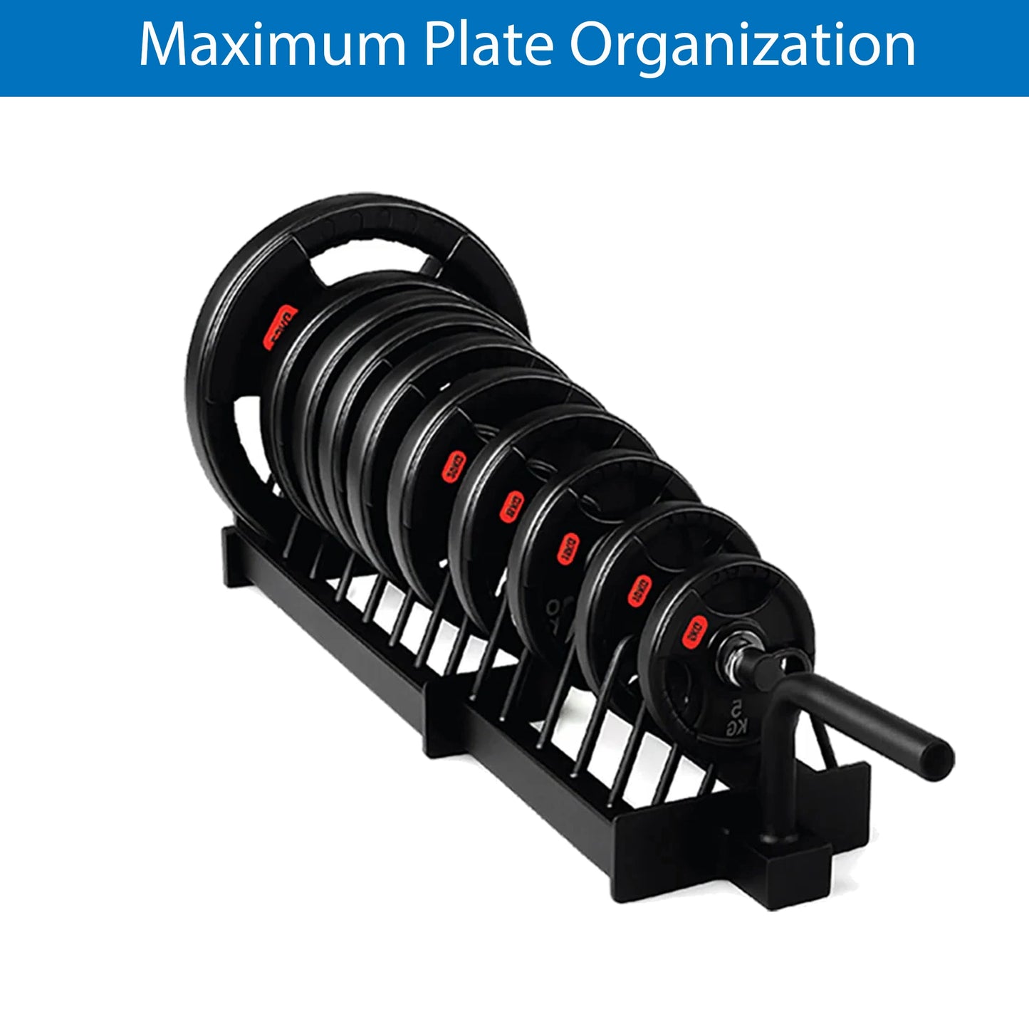 Extended Weight Plate Storage Rack