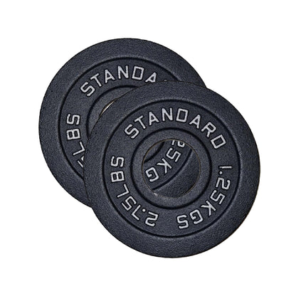 Professional Cast Iron Weight Plates – Strength Training Discs for Home & Commercial Gyms – Singles, Pairs, Sets & Optional Barbells