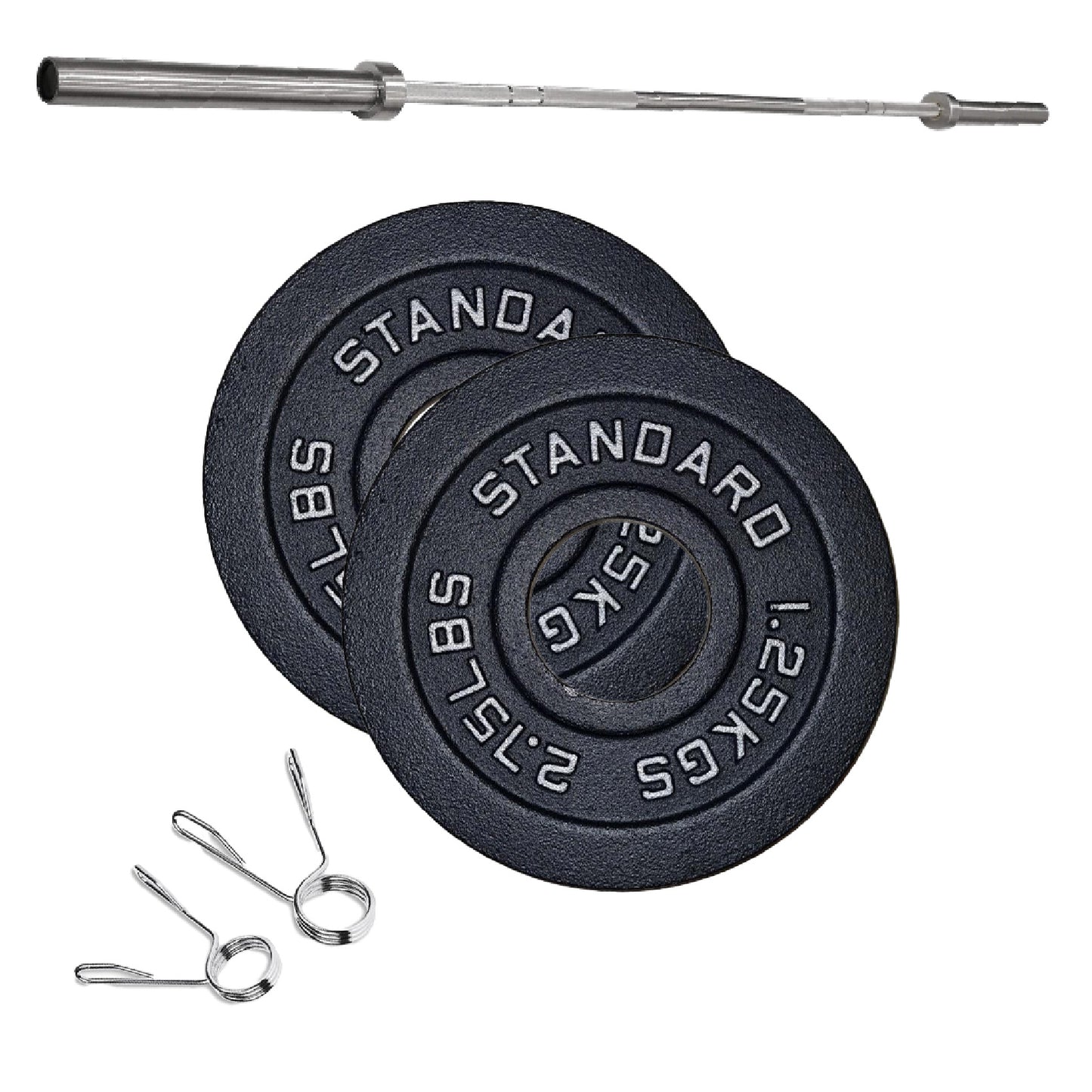 Professional Cast Iron Weight Plates – Strength Training Discs for Home & Commercial Gyms – Singles, Pairs, Sets & Optional Barbells