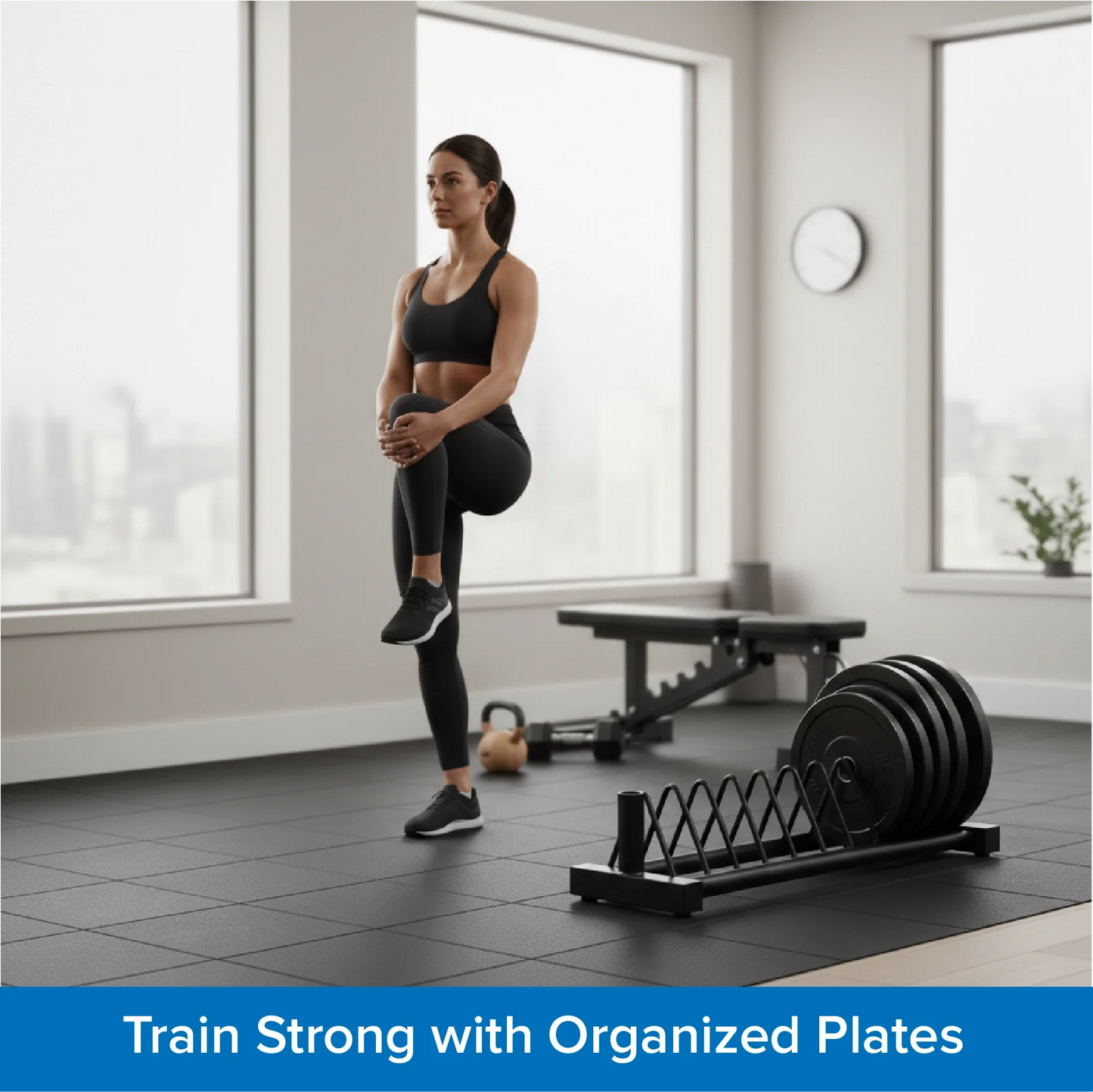 Standard Weight Plate Storage Rack