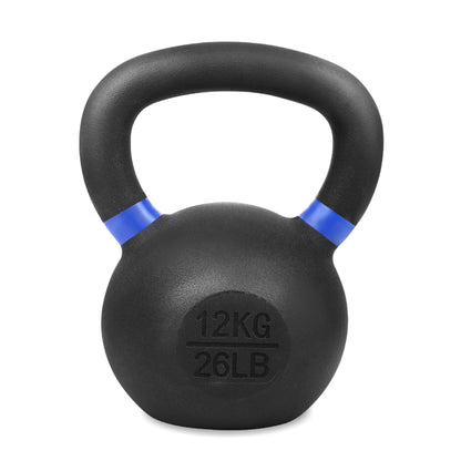 Premium Cast Iron Kettlebells - Solid Construction with Smooth Wide Handle - Multiple Weight Options for Strength Training - Home Gym Equipment for Full Body Workouts - Ideal for Swings and Lifts