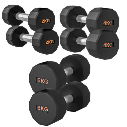 Premium Round Hex Dumbbell - Professional Fitness Equipment for Home and Commercial Gyms - Heavy-Duty Training Gear for Strength and Conditioning - High-Quality Exercise Accessories -